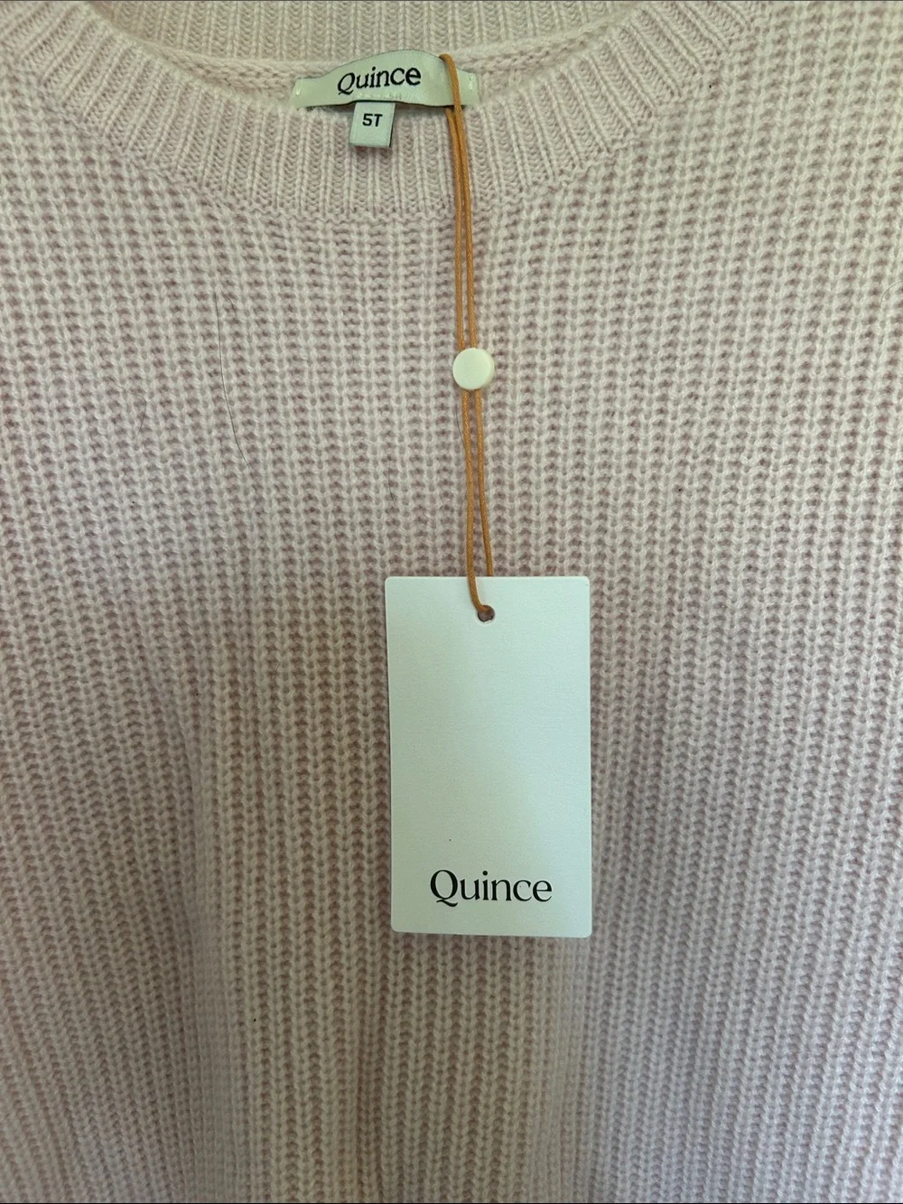Quince Women's Crewneck Sweater in Dusty Pink